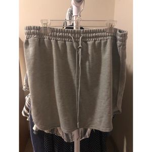 Rue21 Grey Drawstring Skirt